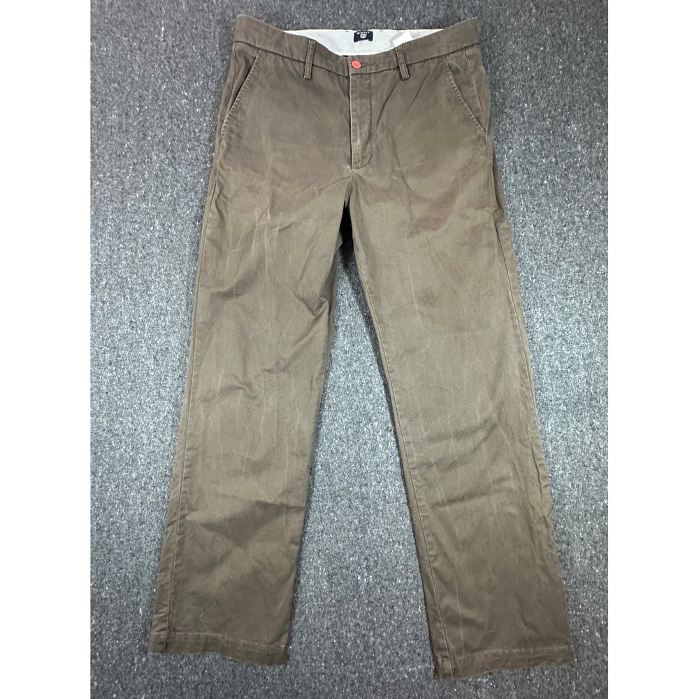 Gant Chino Pants Mens 34x34 Jason Straight Fit Cotton Blend Hiking Outdr Casual